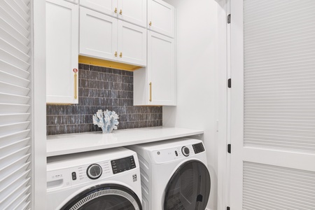 Full size washer and dryer