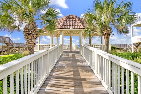 Boardwalk pavilion