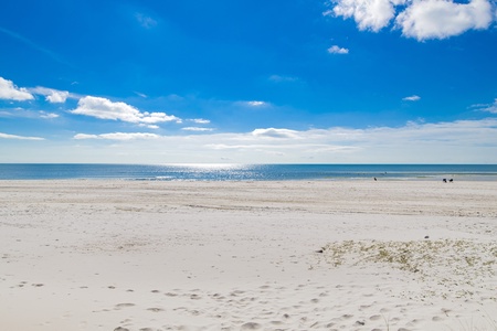 Enjoy sugar white sand and sparkling blue water