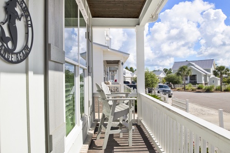 Enjoy coffee on the front porch