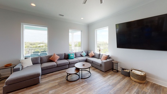 Main living area located on the 3rd level