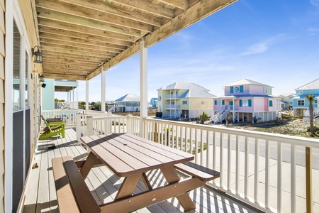 Covered outdoor dining