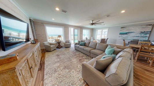 Incredible views from the spacious living area!