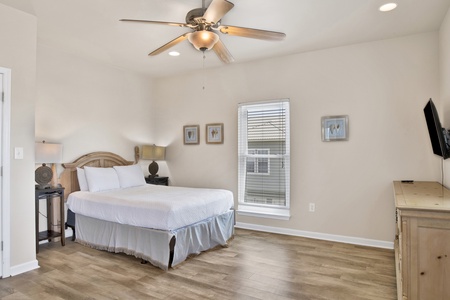 Bedroom 2 on the 2nd floor with a queen bed