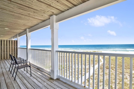 2nd floor balcony with incredible views