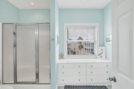 Private bathroom in Bedroom 2 with a walk-in shower