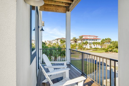 Deck access from Bedroom 3