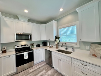 Fully equipped kitchen