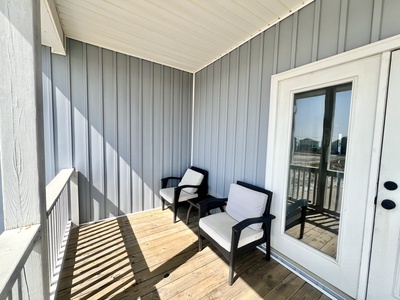 Balcony off of kitchen