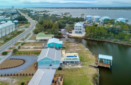 Boat lift, pier and kayak launch