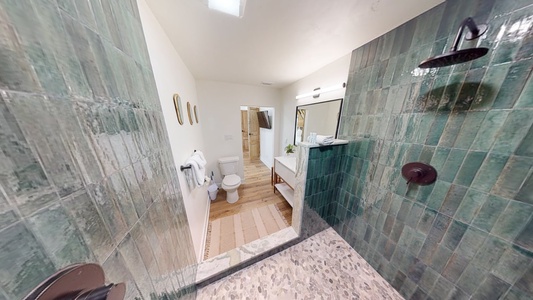 Large private Master bathroom