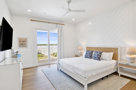 Bedroom 7 has a private bathroom and King bed, sleeps 2