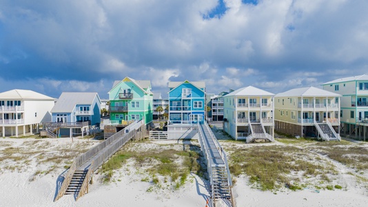 Private boardwalk to paradise located directly on the beach