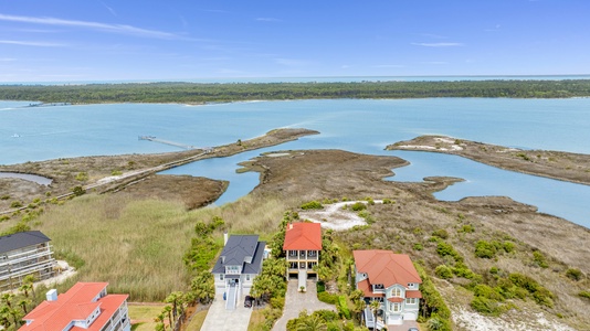 Private Laguna Key community with Little Lagoon views