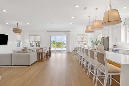 The spacious, open-living concept offers plenty of space for the whole family