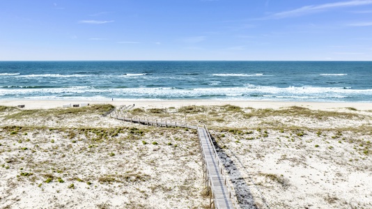 Boardwalk to the beach