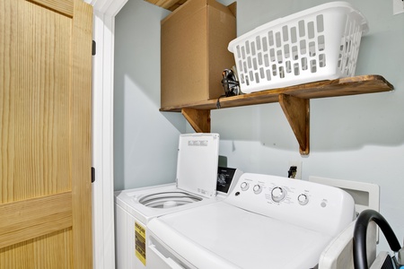 Full size washer and dryer