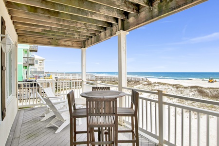 A direct beachfront home in Gulf Shores