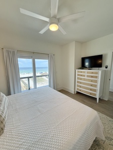 Bedroom 4 offers a TV and King size bed, sleeps 2