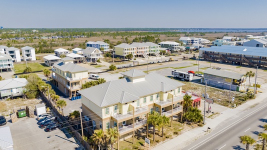 The Quadplex is the building that runs parallel to East Beach Blvd