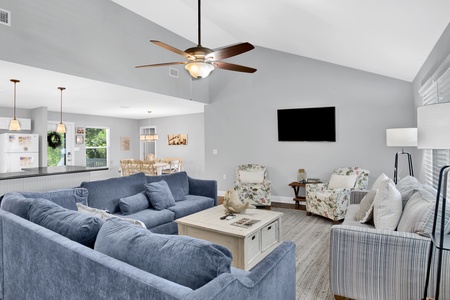 Open concept living area