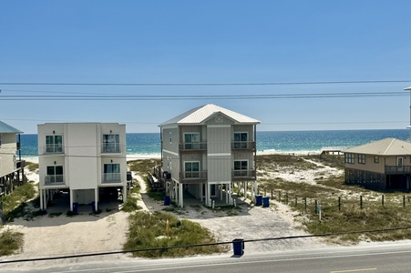 Views of the beach and Gulf