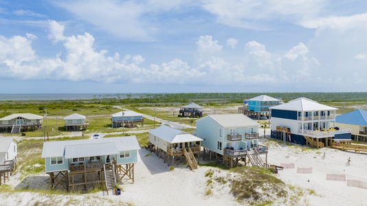 Nestled just South of Mobile Bay, directly on the Gulf