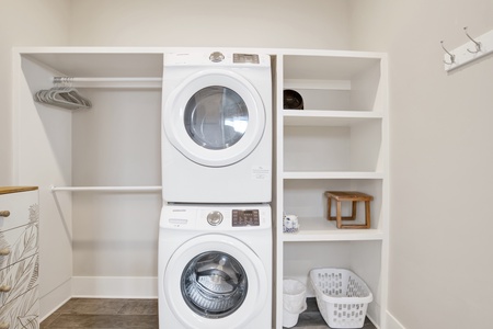 1st floor laundry room (in master bathroom closet)