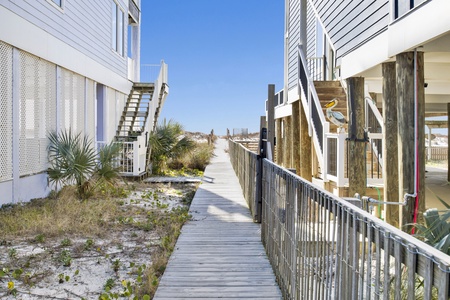 Boardwalk to the beach