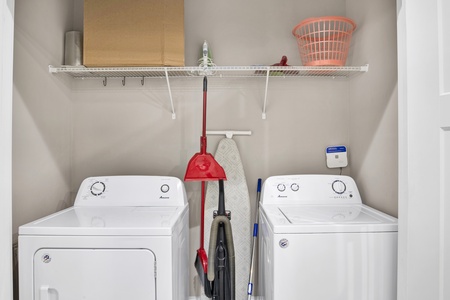 Full size washer and dryer