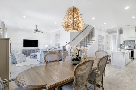 Beautiful dining area with seating for 6