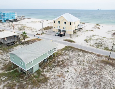 Easy beach access and unobstructed views right across the street