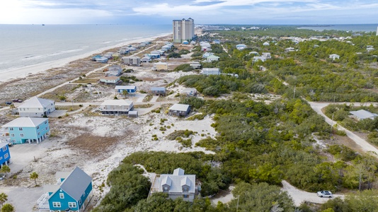 Birds eye view looking West- The Beach Club is the condo in the distance