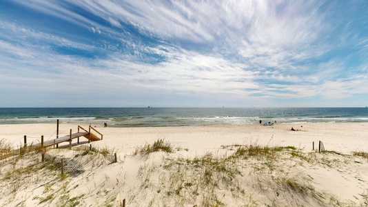 Beachfront home with beautiful views of the Gulf