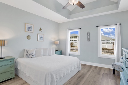 Bedroom 3 has a King bed, sleeps 2