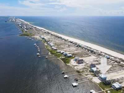 Birdseye view of West Beach Blvd