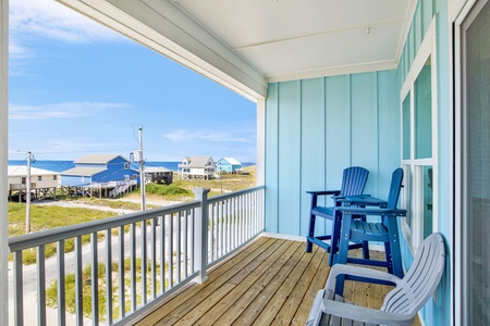 2nd floor balcony, accessible from the main living room