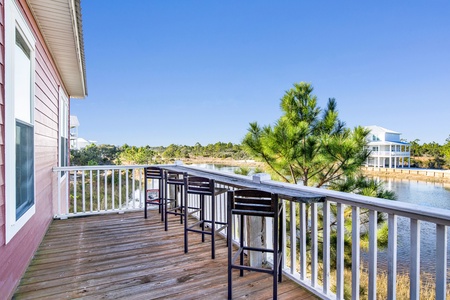 Pond view from 2nd balcony