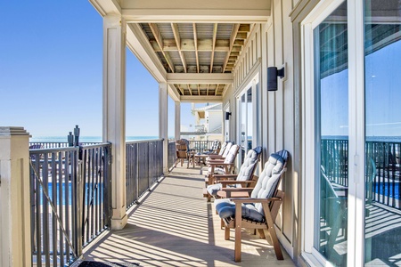 1st floor balcony