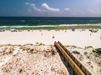 The home has a private beach walk-over