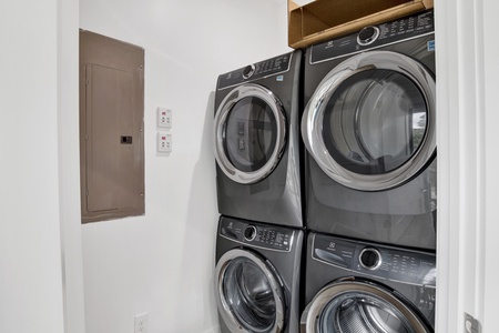 Two full size washers and dryers