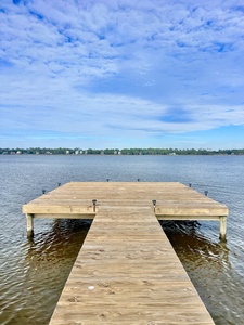 Pier shared with neighbors