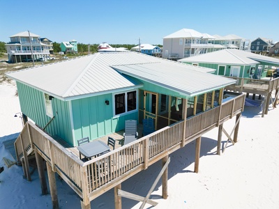 This'll Do is a newly renovated direct beachfront home