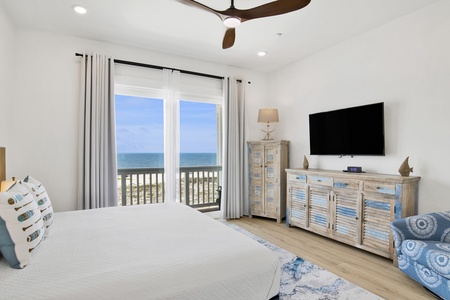 Bedroom 2 accommodates 2 guests and has a TV