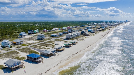 Fort Morgan offers nearly 14 miles of beautiful sandy beach