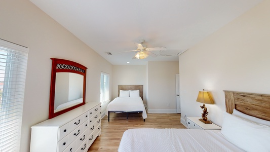 Kiran-A102-Second floor Bedroom 2 has 2 queen beds