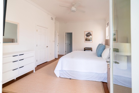 The Master bedroom has a private bathroom