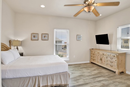 Bedroom 2 with a TV and a private bathroom