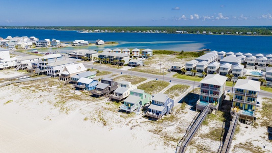 Little Lagoon is across West Beach Blvd