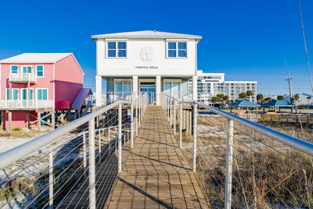 Together Again is a direct beachfront home